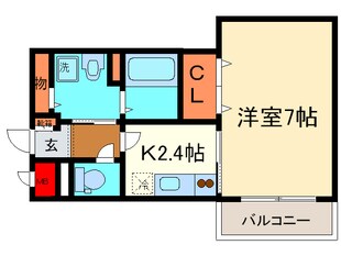 メゾンジェルメの物件間取画像